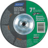 Norton Type 27 Depressed Center Grinding Wheel Disc - 9" x 1/4" x 5/8"-11, With Hub