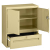 Tennsco Storage Cabinet With File Drawer - 36"W x 18"D x 42"H