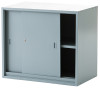 Montisa  Base Cabinet - Sliding, Lockable Door - Astro Gray - 36"W x 21"D x 31"H