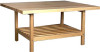 Diversified Woodcrafts Wood Open Base Bench - 2-StationWood, With 2 Vises - 64"W x 28"D x 31-1/4"H