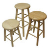 Hann Oak Stool - 30" High, Natural Finish