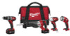 Milwaukee 18 Volt M18 Fuel Lithium-Ion Cordless Combo Tool Kit - 4 pc