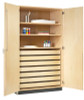 Diversified Woodcrafts Rock/Paper Storage Cabinet 48"W x 84"H x 30"D