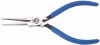 Klein Extra Slim Needle Nose Pliers - 5-1/2", Serrated Jaws/Cushion Grip