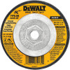 DeWalt Type 27 Metal Grinding Wheel - With Hub (Threaded) - 4-1/2" x 1/4", 5/8"-11 Arbor, A24R Grit, 13,300 Max RMP