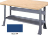 Montisa  Open Base Bench - Montisa Blue - 8ft  x 30" ,1-3/4"   Maple Top