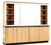 Diversified Woodcrafts Knowledge Plus Wall Cabinet - Oak