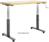 Diversified Hi-Lo Bench - 1-3/4" Maple Top - 60"W x 30"D - Adjustable Height From 25" to 36"