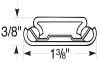 Rockler Centerline Lifetime Center Mount Drawer Slides Series 714, 14"L