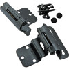 Rockler Partial 3/8" Wrap Hinges, Pair, Oil Rubbed Bronze