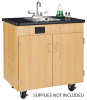 Diversified Woodcrafts Hot Water Mobile Station - 36"W x 24"D x 36"H