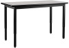 National Public Seating Adjustable Steel Table - Laminate - Grey Nebula Top - 30"W x 60"D
