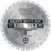 Freud Full Kerf Carbide Tipped Saw Blade, 12" Dia, 1" Arbor, 30 Teeth