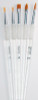 Linzer Maestra Taklon Artist Brush Set - Round 1, 3, 5, Shader 8, Filbert 6 - pkg/5