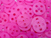 Front Speed Dragster Wheels With Holes, Pink, pkg/100