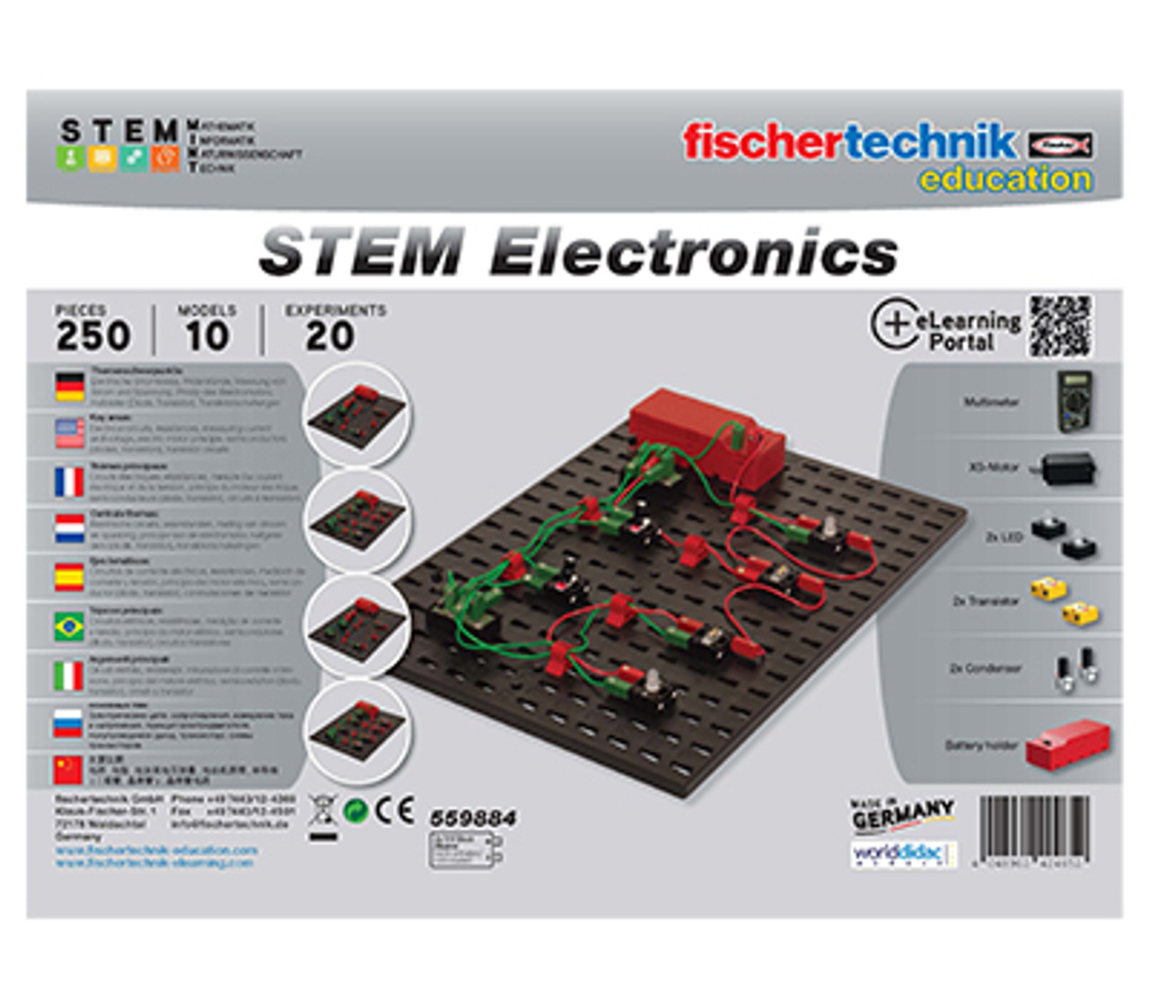 Fischertechnik STEM Electronics Kit - Paxton/Patterson