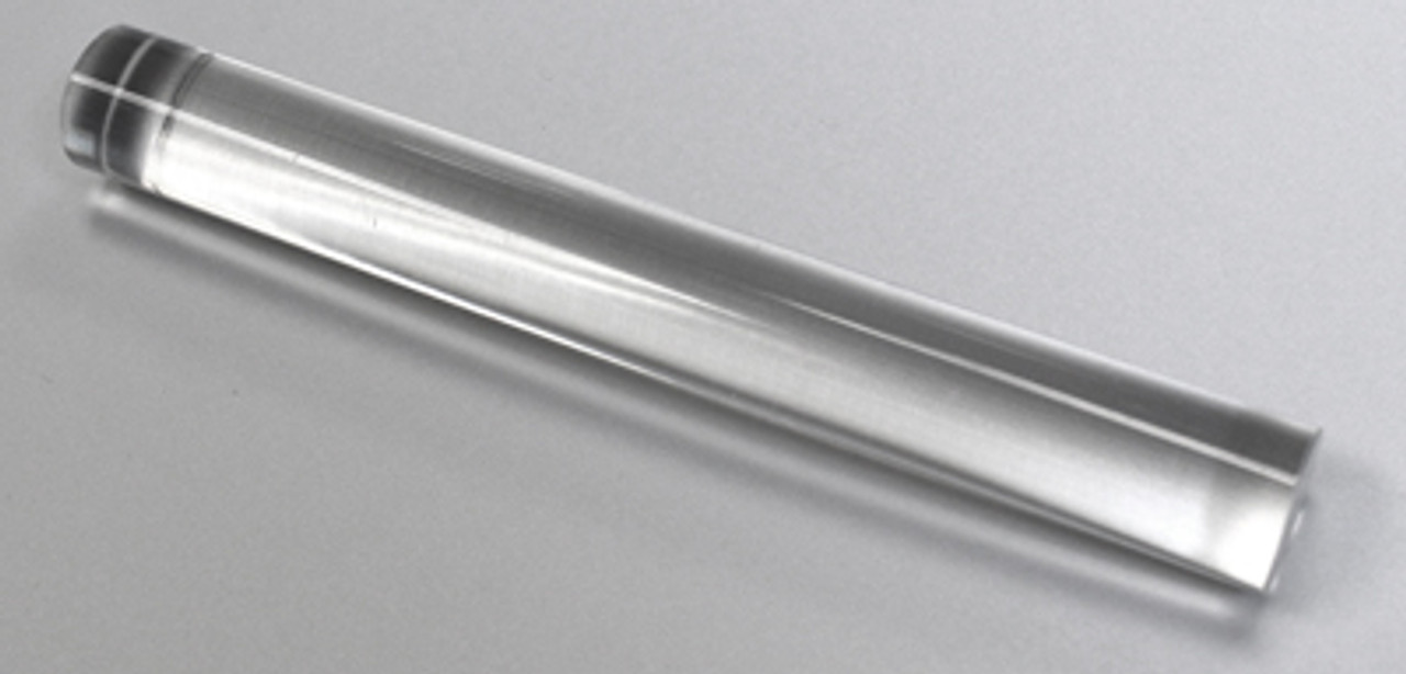 Fiber Optic Acrylic Rod - 1/2D x 4L Clear Plastic Rod - Paxton