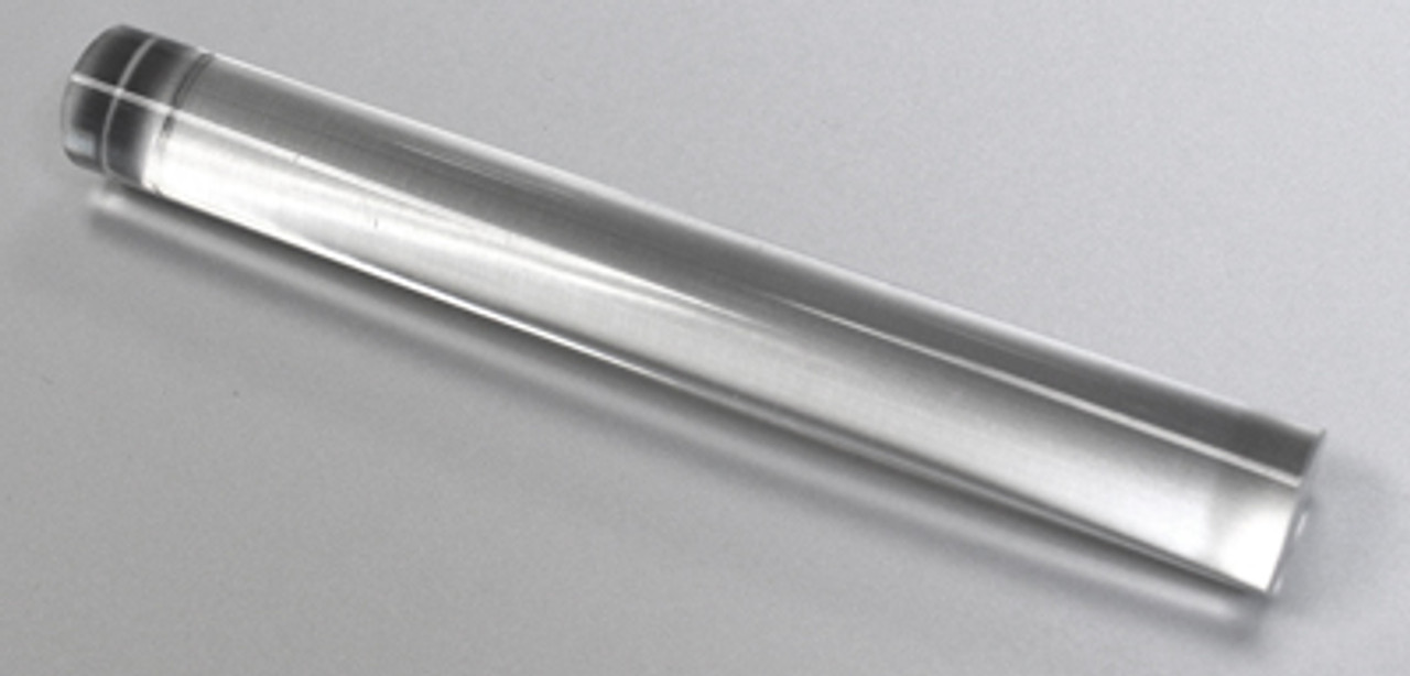 Fiber Optic Acrylic Rod - 1/2D x 4L Clear Plastic Rod - Paxton/Patterson