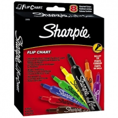 Sanford Sharpie Flip Chart Marker Set 8 Paxton/Patterson