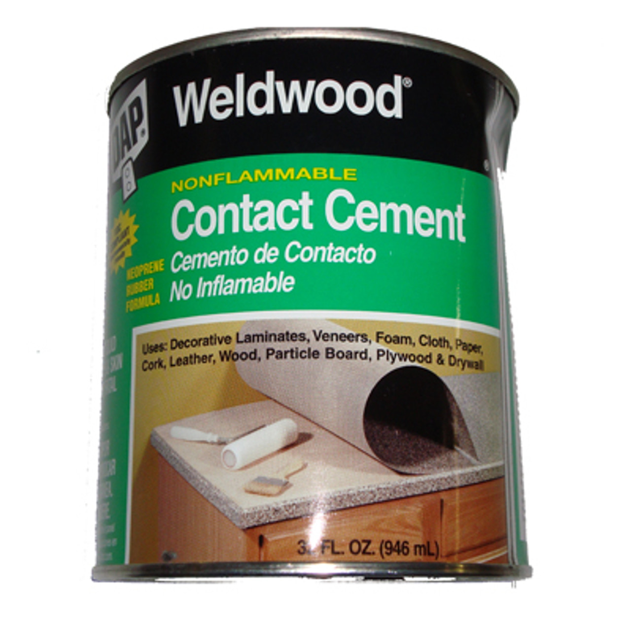 Dap Weldwood Original Contact Cement - Weldwood Non-Flammable - Quart -  Paxton/Patterson