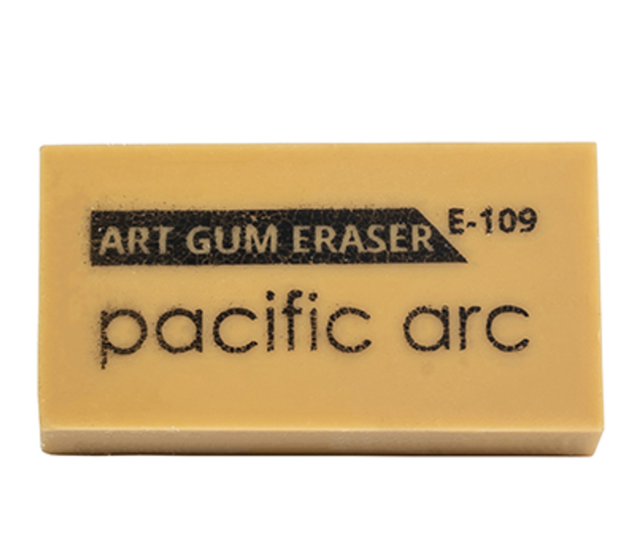 Pacific Arc White Plastic Eraser