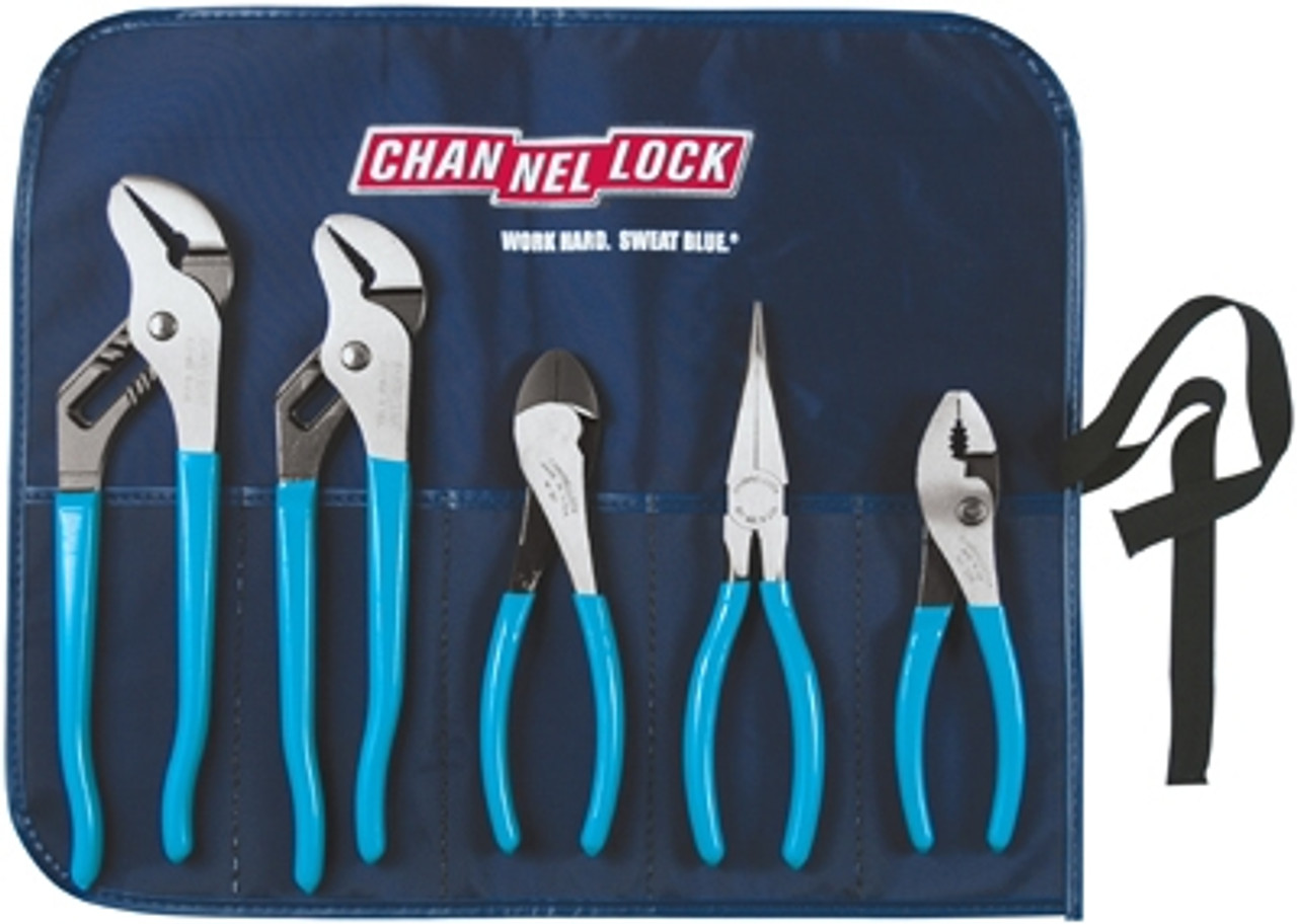 Channellock Professional Pliers Tool Set - Roll-Up Pouch - 5 pc -  Paxton/Patterson