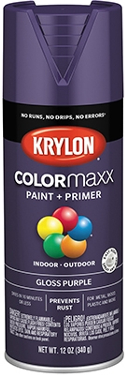 Krylon ColorMaxx 12 Oz. Gloss Spray Paint, Purple - Anderson Lumber