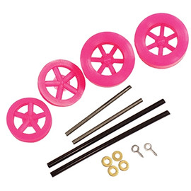 Dragster Wheel Bag without CO2 Cartridge, Pink
