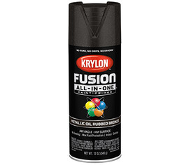 Krylon Fusion All In One, Metallic, 12 oz., Oil Rubbed Bronze
