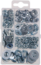 Flat and Lock Washer Assortment, 277pc