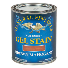 General Finishes Oil Based Gel Stain, Brown Mahogany