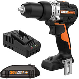 Worx Nitro Cordless Hammer Drill, 20V, 1/2"