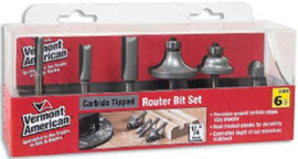 Vermont-American Carbide Starter Router Bit Set - 6 Pieces