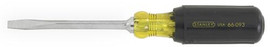 Stanley Vinyl Grip Standard Tip Screwdriver, 1/4" Tip, 1-1/2" Blade, 3-7/16" OAL