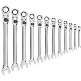 Gearwrench XL Locking Flex Combination Ratcheting Fractional Wrench Set - 8pc