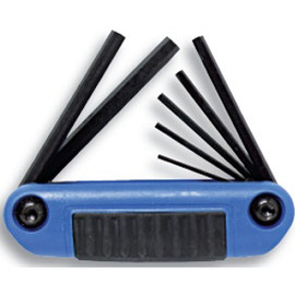 Proto Ergo Folding Hex Key Set, Metric, Blue, 3-1/2", 7 pc