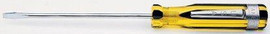 Stanley 100 Plus Standard Tip Screwdriver, 1/4" Tip, 4" Blade, 8-1/4" Long