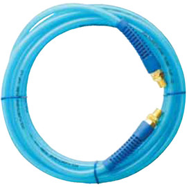 Milton Rubber Air Hose with Connector, 1/4"ID x 25'L