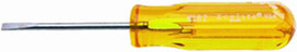Xcelite Round Shank Standard Tip Screwdriver, 1/8" Tip, 2" Blade, 4-5/8" Overall Length