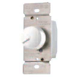 Incandescent Light Dimmer - Ivory, 600 Watt/Single Pole