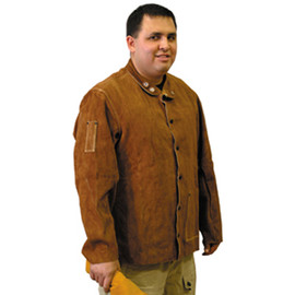 Steiner All-Leather Welding Jacket, 30" Long/X-Large 48-52 Welding Jacket
