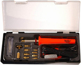 Weller Short Barrel Woodburning Iron Kit - 15 Piece Set, Includes Storage Case