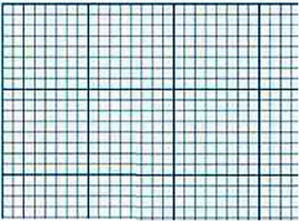 Pacific Arc Cross Section Drawing Paper, 11" x 17", Grid Size X8, pkg/50
