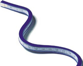 C-Thru Adjustable Curve Ruler - 12" Adjustable