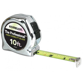 Komelon High-Viz Chrome Professional Tape Rule