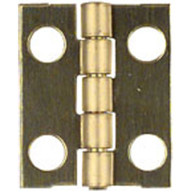 The Hillman Group Solid Brass Middle Butt Hinge - 1-1/2" x 1" W/Screws - pkg/2