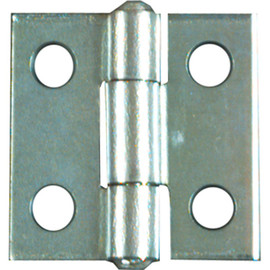 The Hillman Group Light & Narrow Fast Pin Hinge - Zinc - 1" x 1" - pkg/2