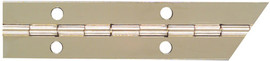 The Hillman Group Continuous Brass Finish Hinge - 30" x 1-1/16"