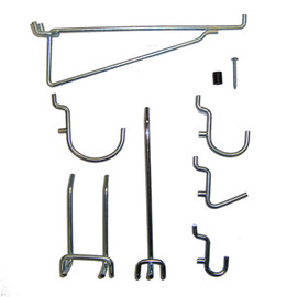 Pegboard Hook Assortment for 1/4" Board - 20pc