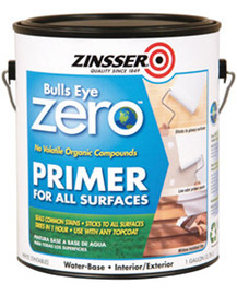 Zinsser Bulls Eye Zero Interior/Exterior Water Based Primer - Gallon